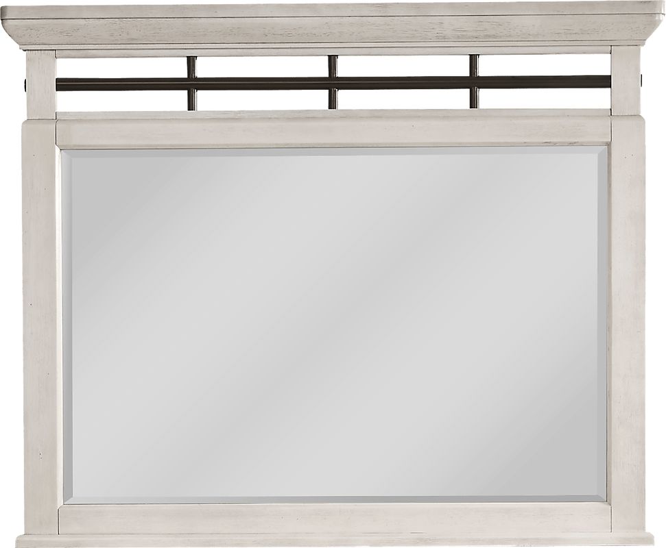 Montana Ridge White Mirror