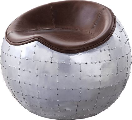 Montania Brown Accent Ottoman
