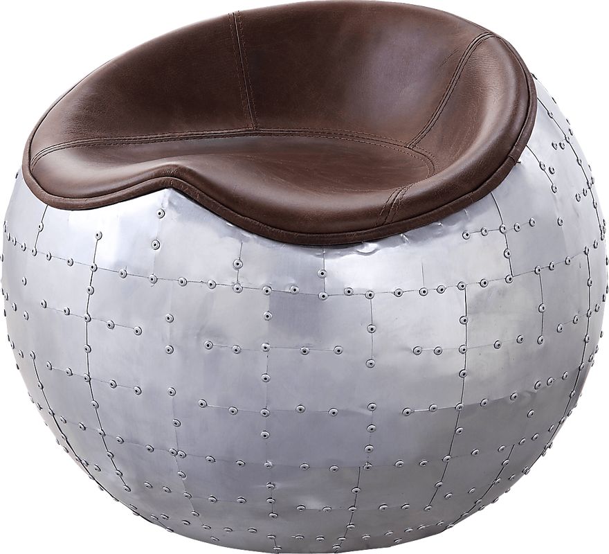Montania Brown Accent Ottoman