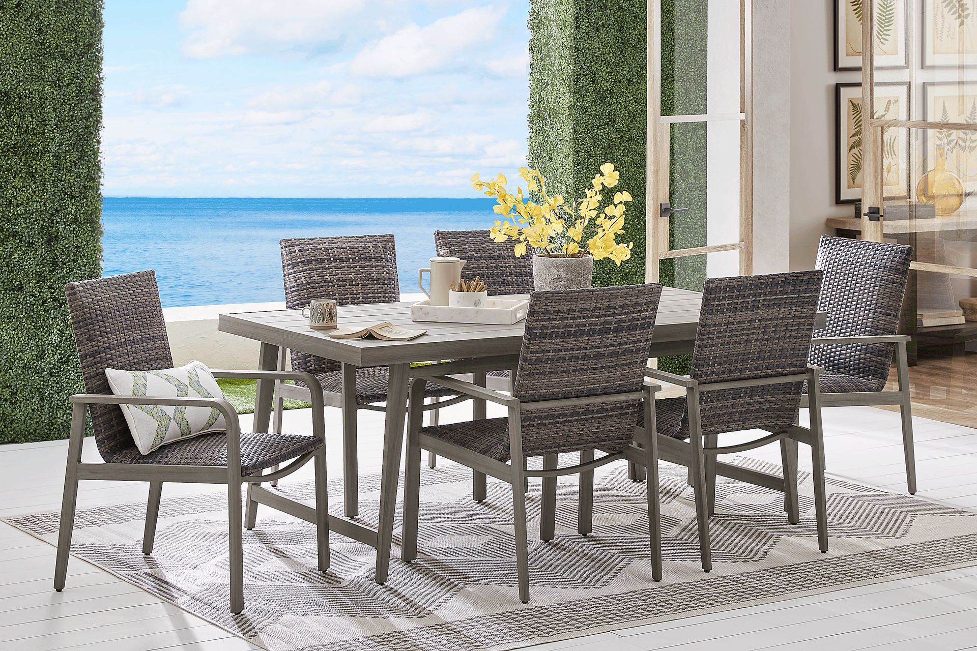 Montara Gray 7 Pc Outdoor Dining Set - Image 1