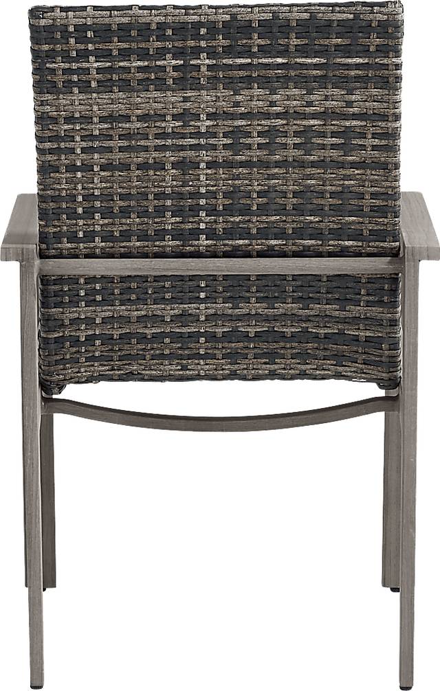 Montara Gray Outdoor Arm Chair - Thumbnail - Image 4