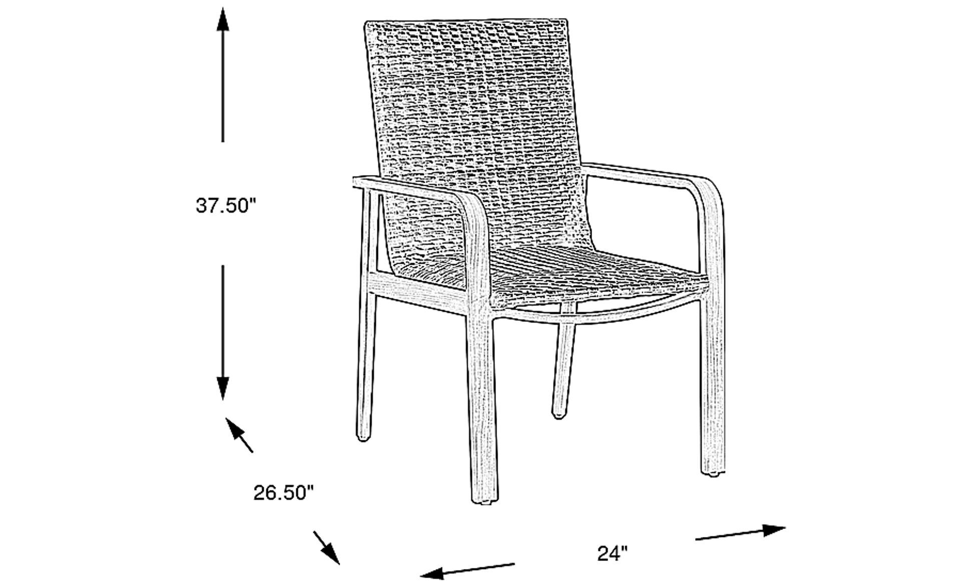 Dimension Image. Please refer to the Dimension Tab on this page for dimension details.
