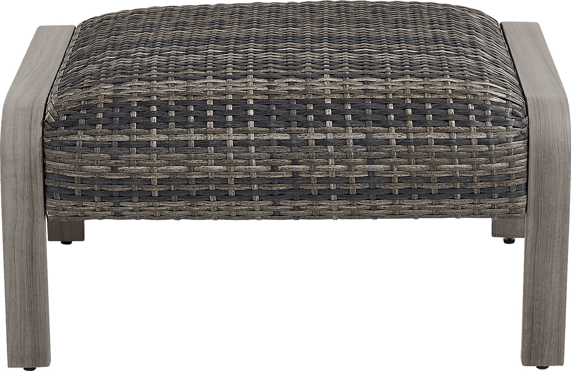 Montara Gray Outdoor Ottoman - Image 1
