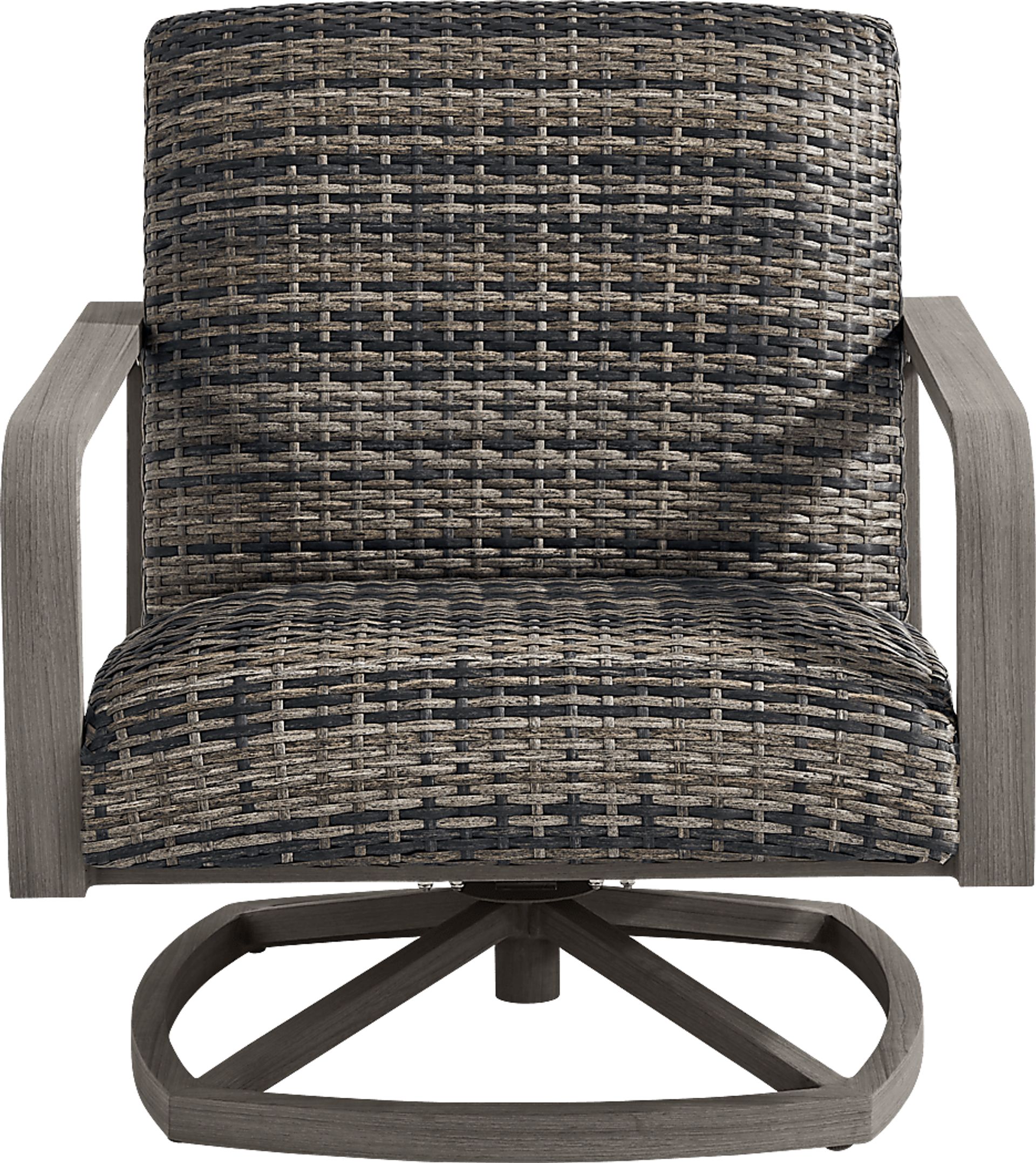 Montara Gray Outdoor Swivel Chair - Image 2
