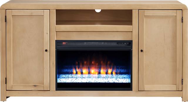 Montavilla Taffy 64 in. Console with Electric Fireplace - Thumbnail - Image 1