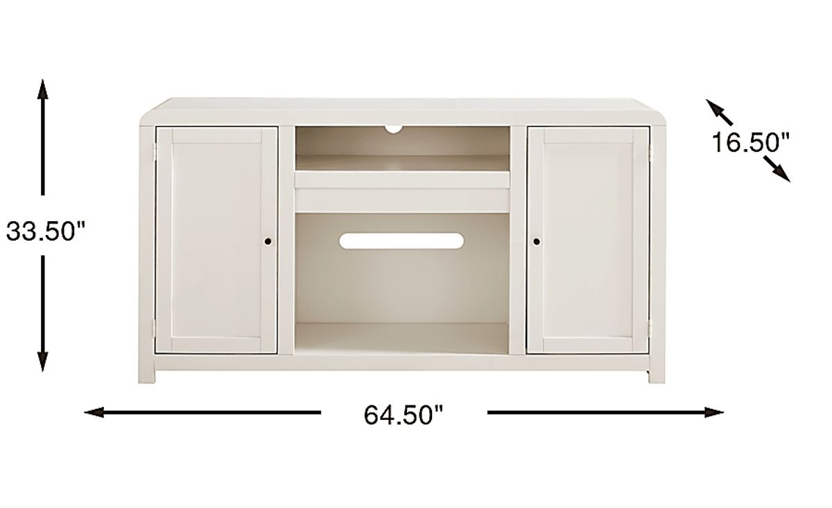 Montavilla White Console | Rooms to Go