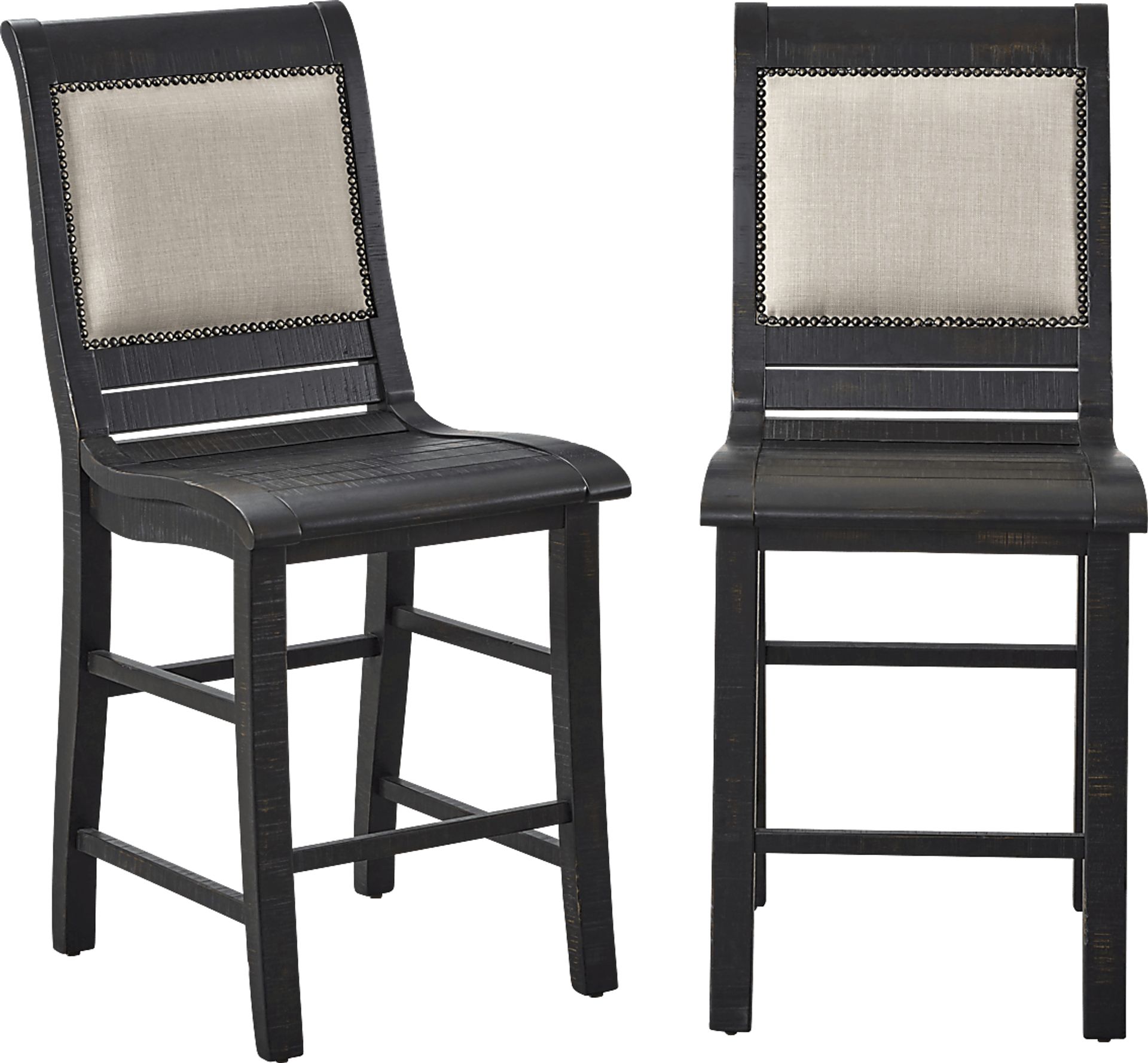 Montcalm Black Counter Height Stool, Set of 2 - Image 1