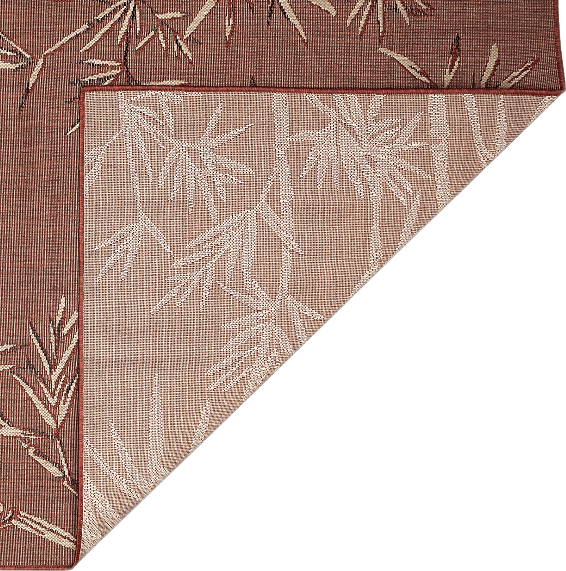 Montdover Red 4'10 x 7'6 Indoor/Outdoor Rug - Image 4