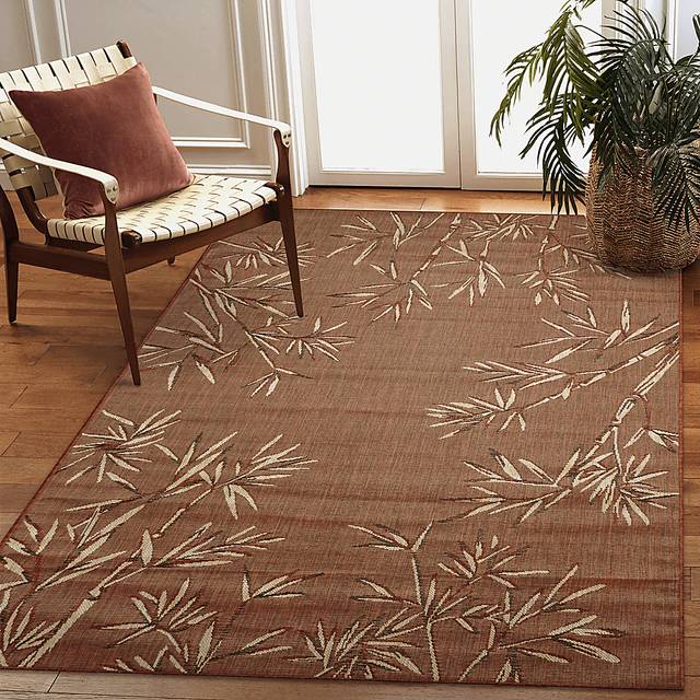 Montdover Red 7'10 x 9'10 Indoor/Outdoor Rug - Thumbnail - Image 2