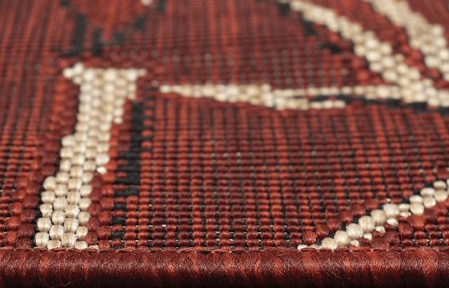 Montdover Red 7'10 x 9'10 Indoor/Outdoor Rug - Thumbnail - Image 6
