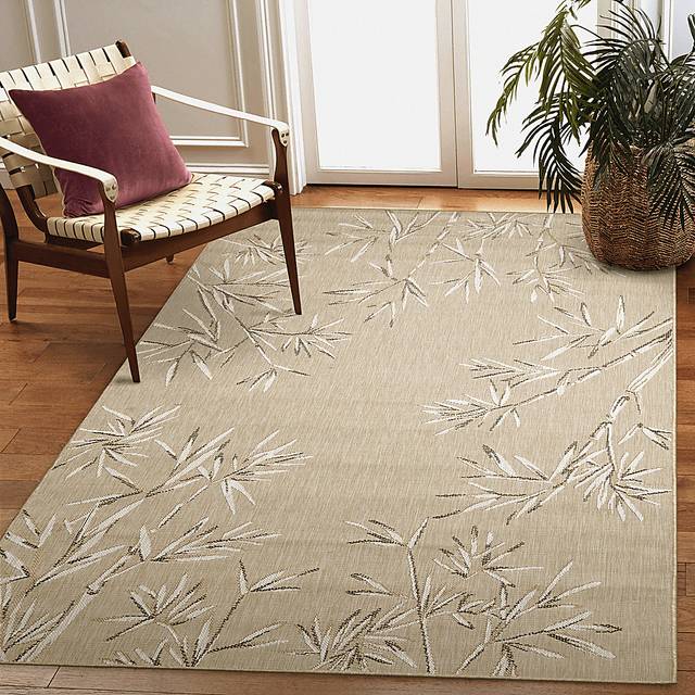 Montdover Tan 4'10 x 7'6 Indoor/Outdoor Rug - Thumbnail - Image 2