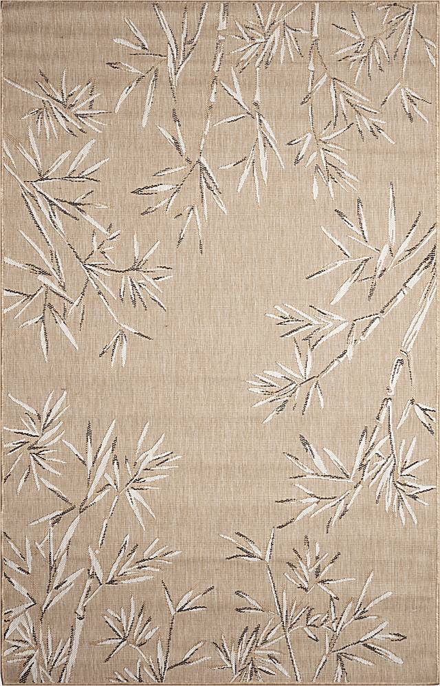 Montdover Tan 7'10 x 9'10 Indoor/Outdoor Rug - Thumbnail - Image 1