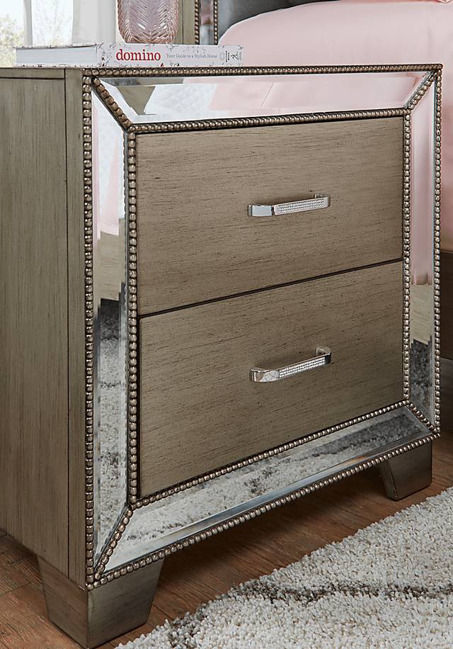 Montebello Silver Nightstand - Thumbnail - Image 2