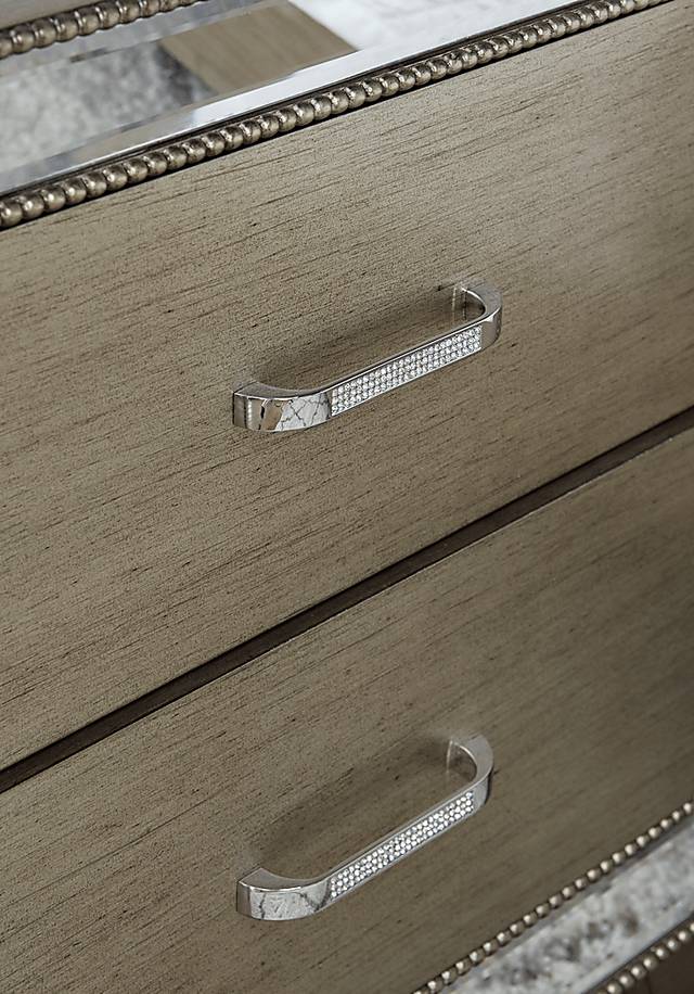 Montebello Silver Nightstand - Thumbnail - Image 3