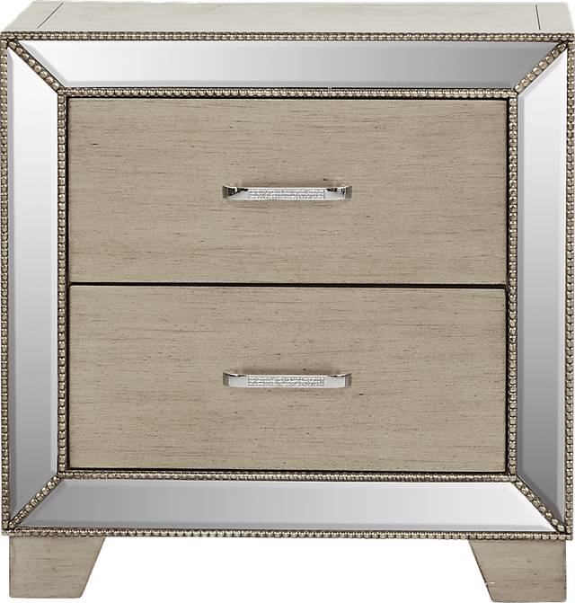 Montebello Silver Nightstand - Thumbnail - Image 1