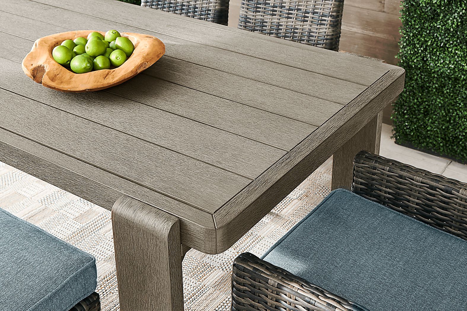 Montecello Gray Outdoor Dining Table