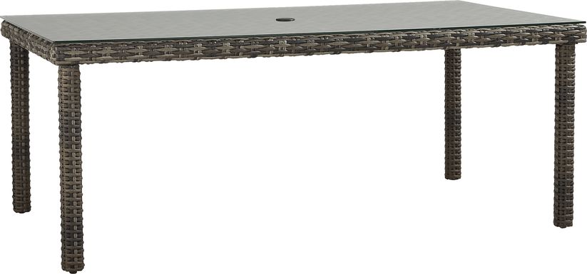 Montecello Gray Outdoor 42 x 76 Dining Table