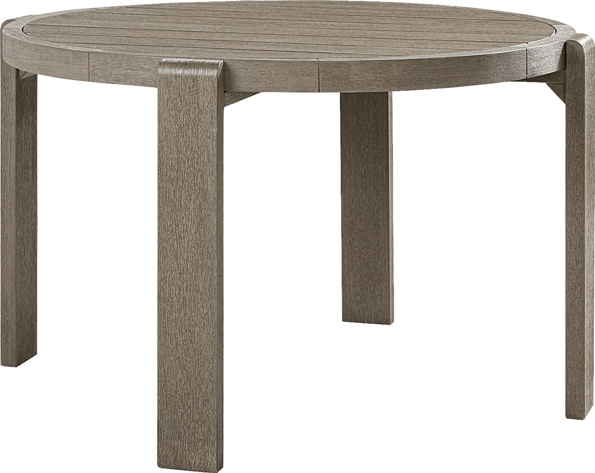 Montecello Gray 5 Pc Round Outdoor Dining Set with Mist Cushions - Image 2