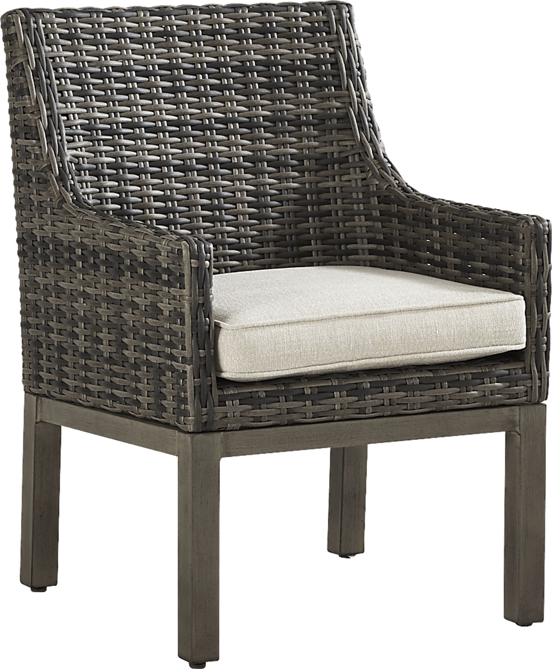 Montecello Gray 7 Pc Outdoor Dining Set with Twine Cushions - Image 5