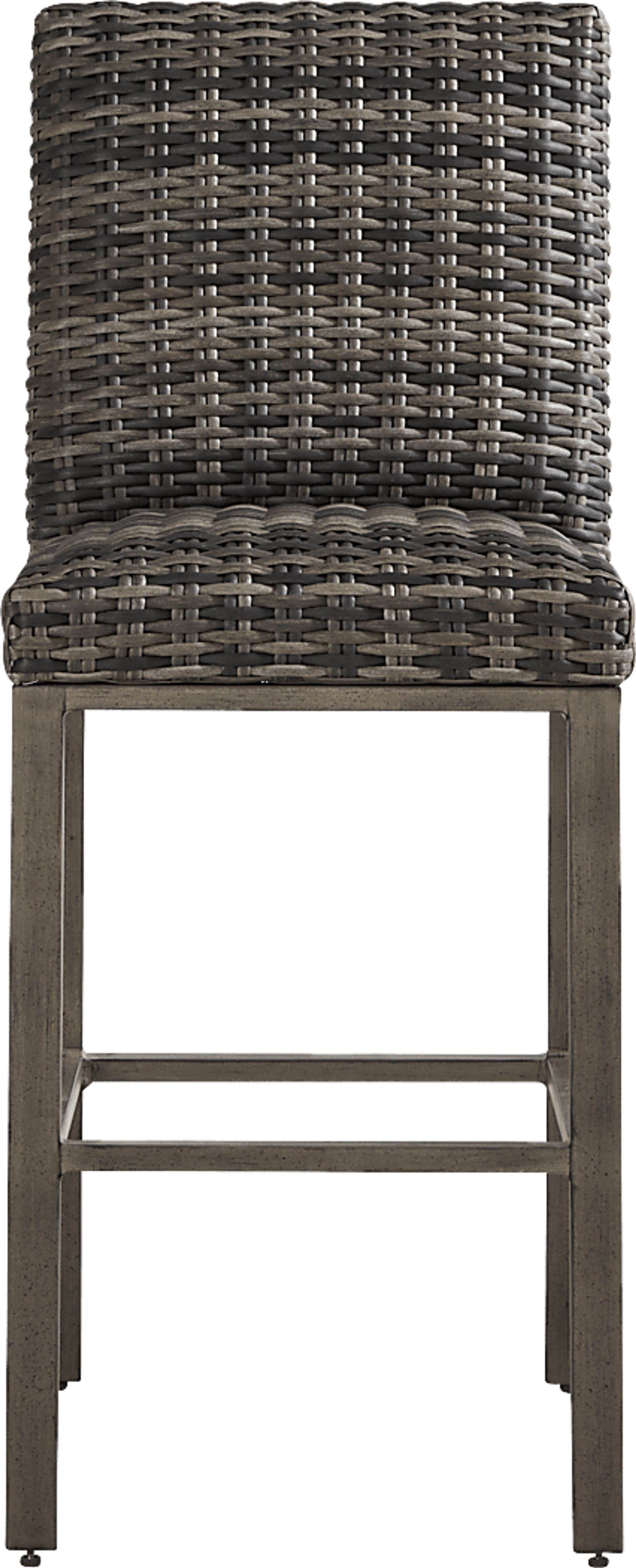 Montecello Gray 5 Pc Round Outdoor Bar Height Dining Set - Image 6