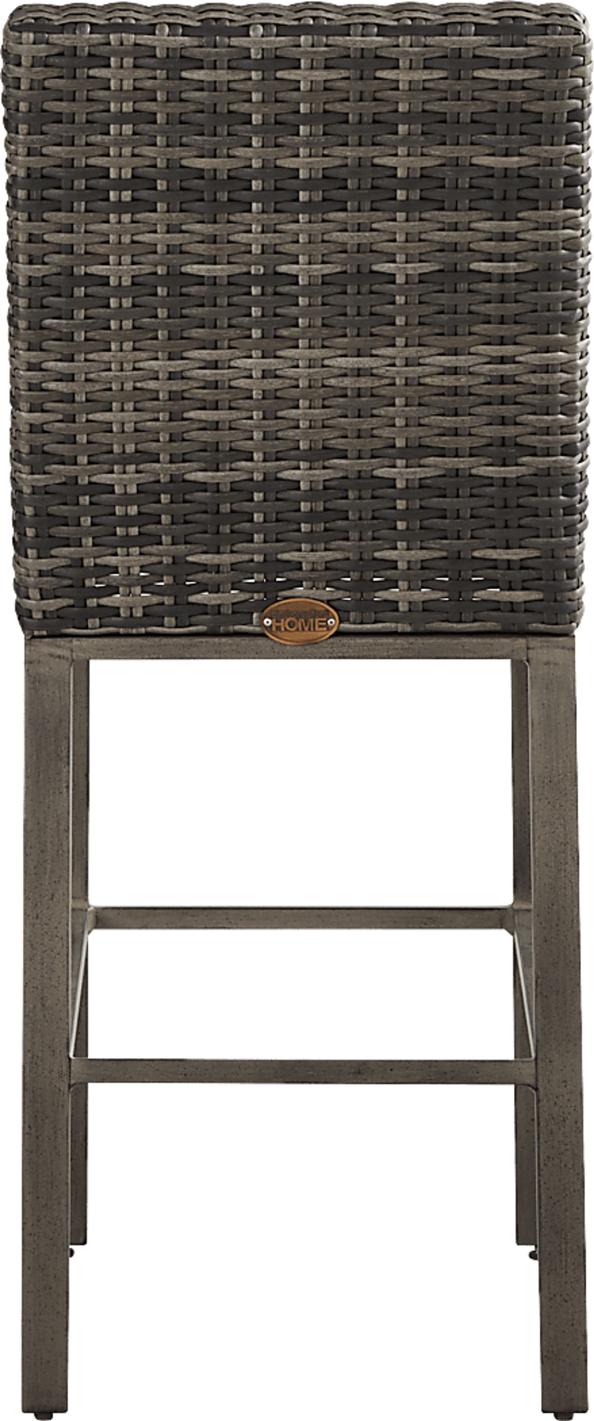 Montecello Gray 5 Pc Round Outdoor Bar Height Dining Set - Image 7