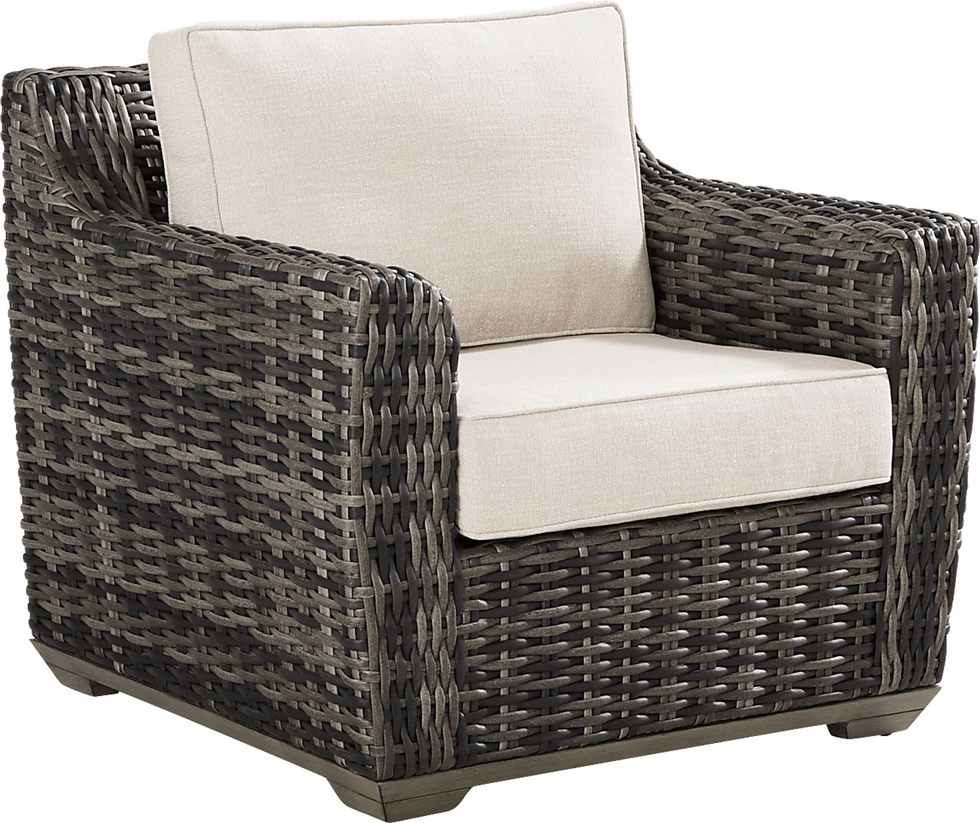 Montecello Gray 3 Pc Outdoor Seating Set with Twine Cushions - Image 4