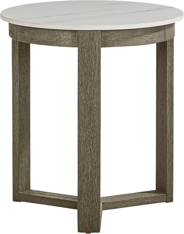 Montecello Gray Outdoor End Table - Thumbnail - Image 1