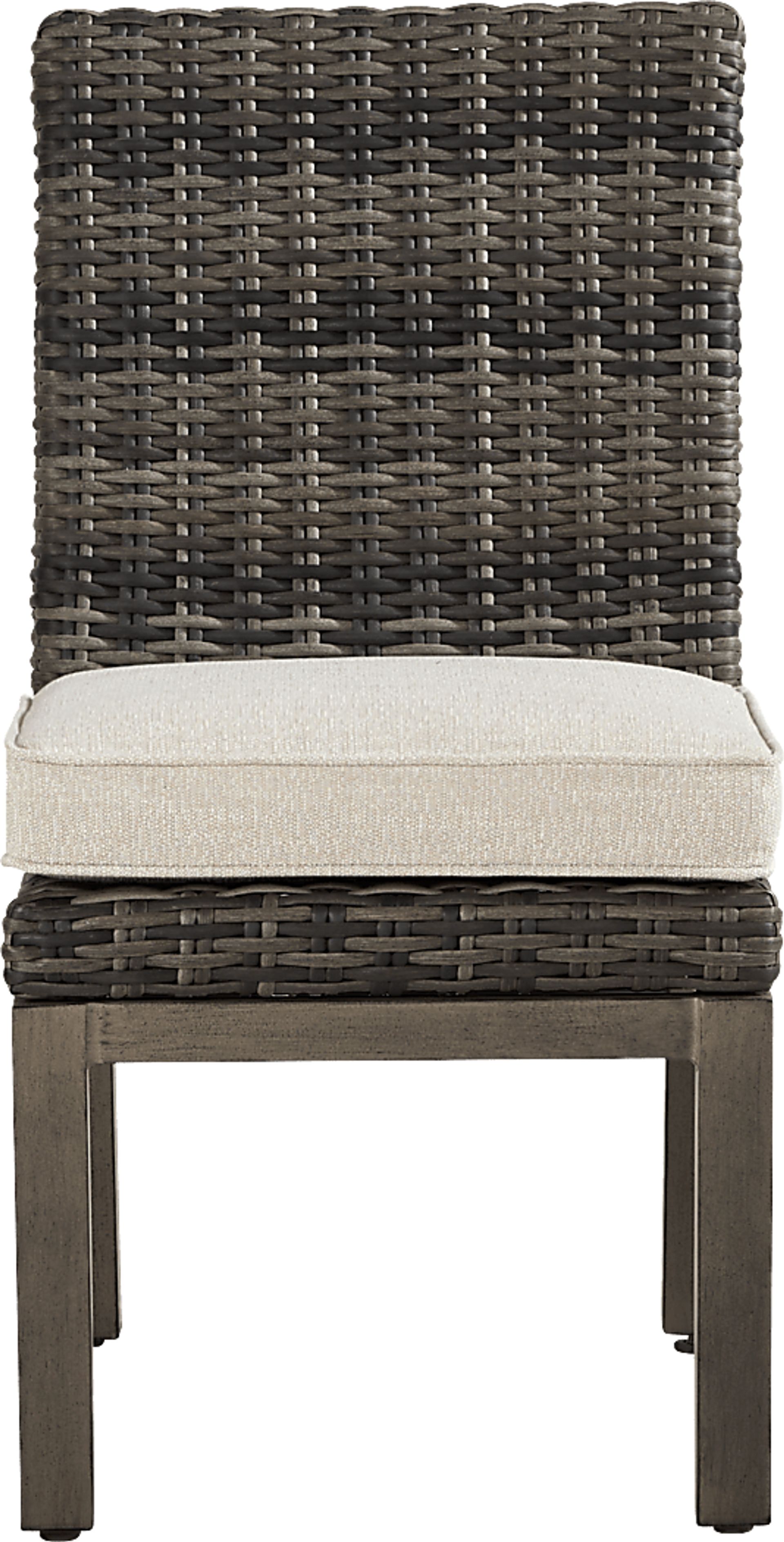 Montecello Gray 6 Pc Outdoor Dining Set with Twine Cushions - Image 8