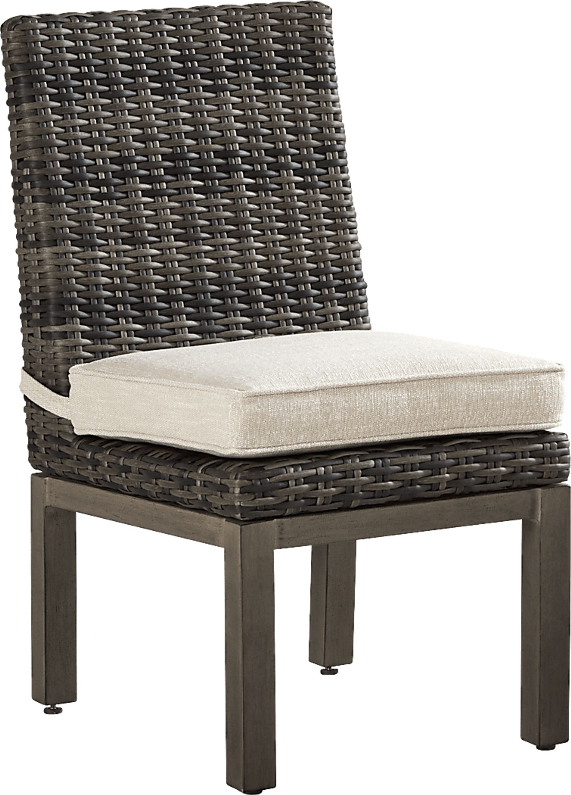 Montecello Gray 6 Pc Outdoor Dining Set with Twine Cushions - Image 7
