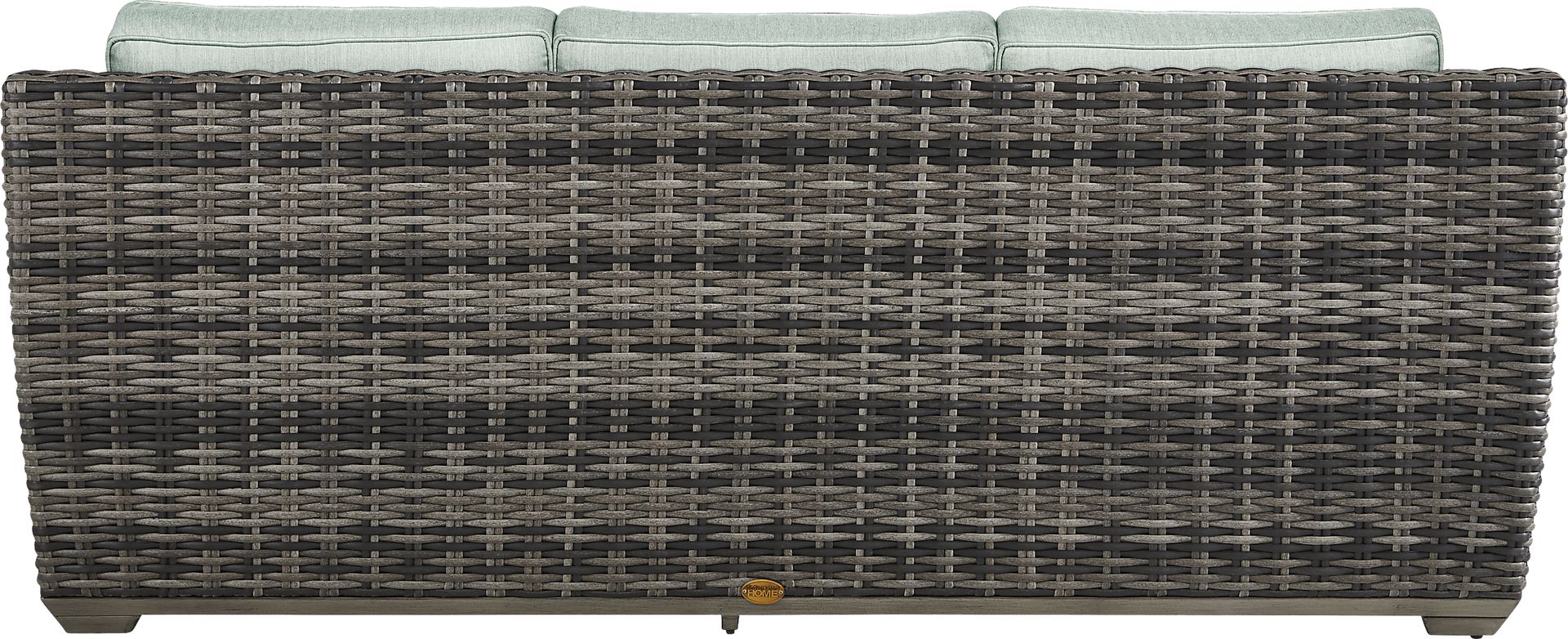 Montecello Gray Outdoor Sofa with Mist Cushions - Image 4