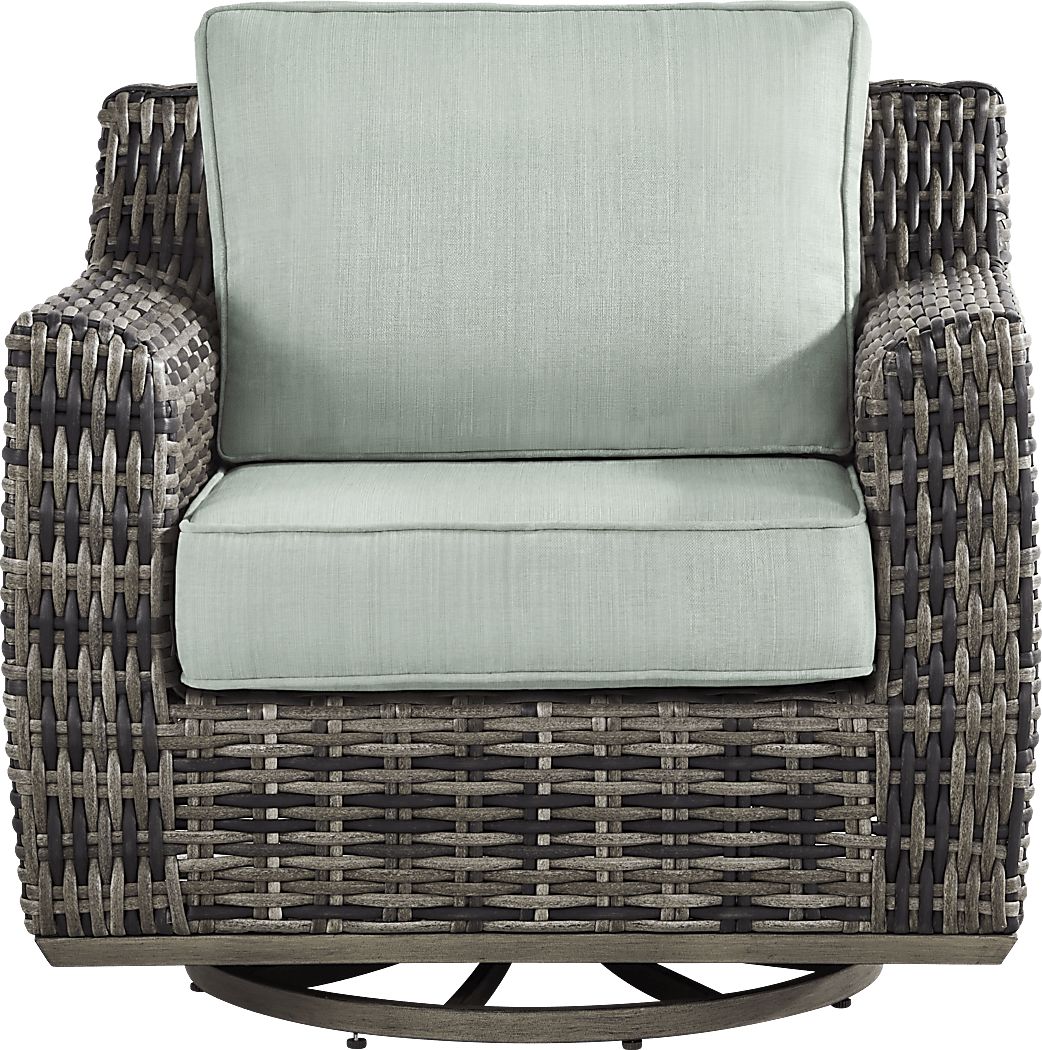 Cindy Crawford Home Montecello Swivel Club Chair - Thumbnail 2