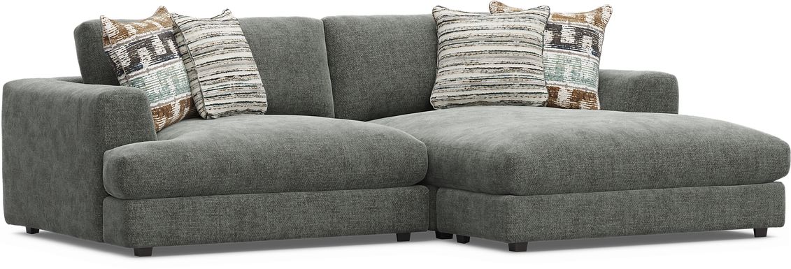 Montecito 2 Pc Right Chaise Sectional