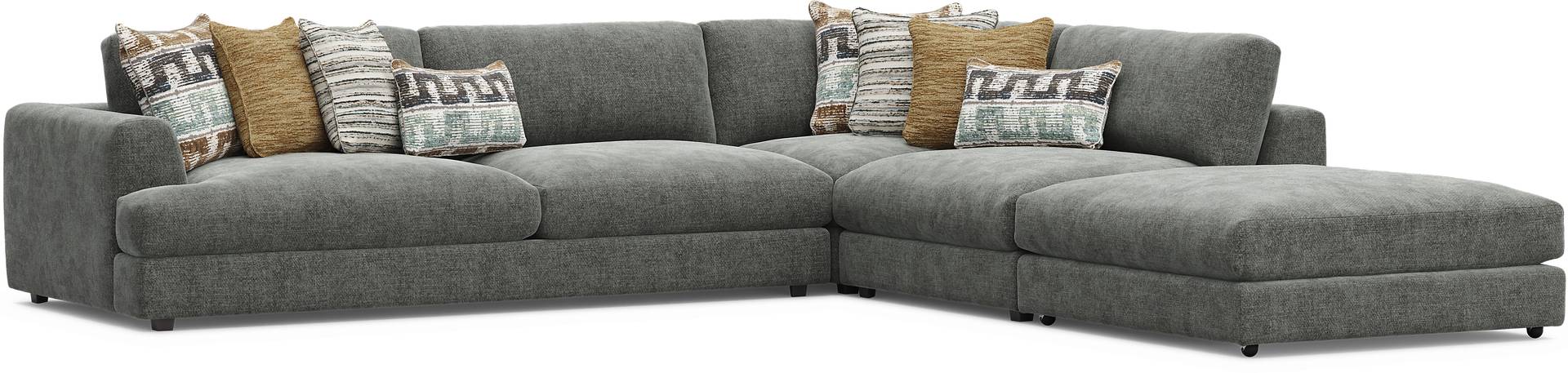 4 pc left arm sofa sectional