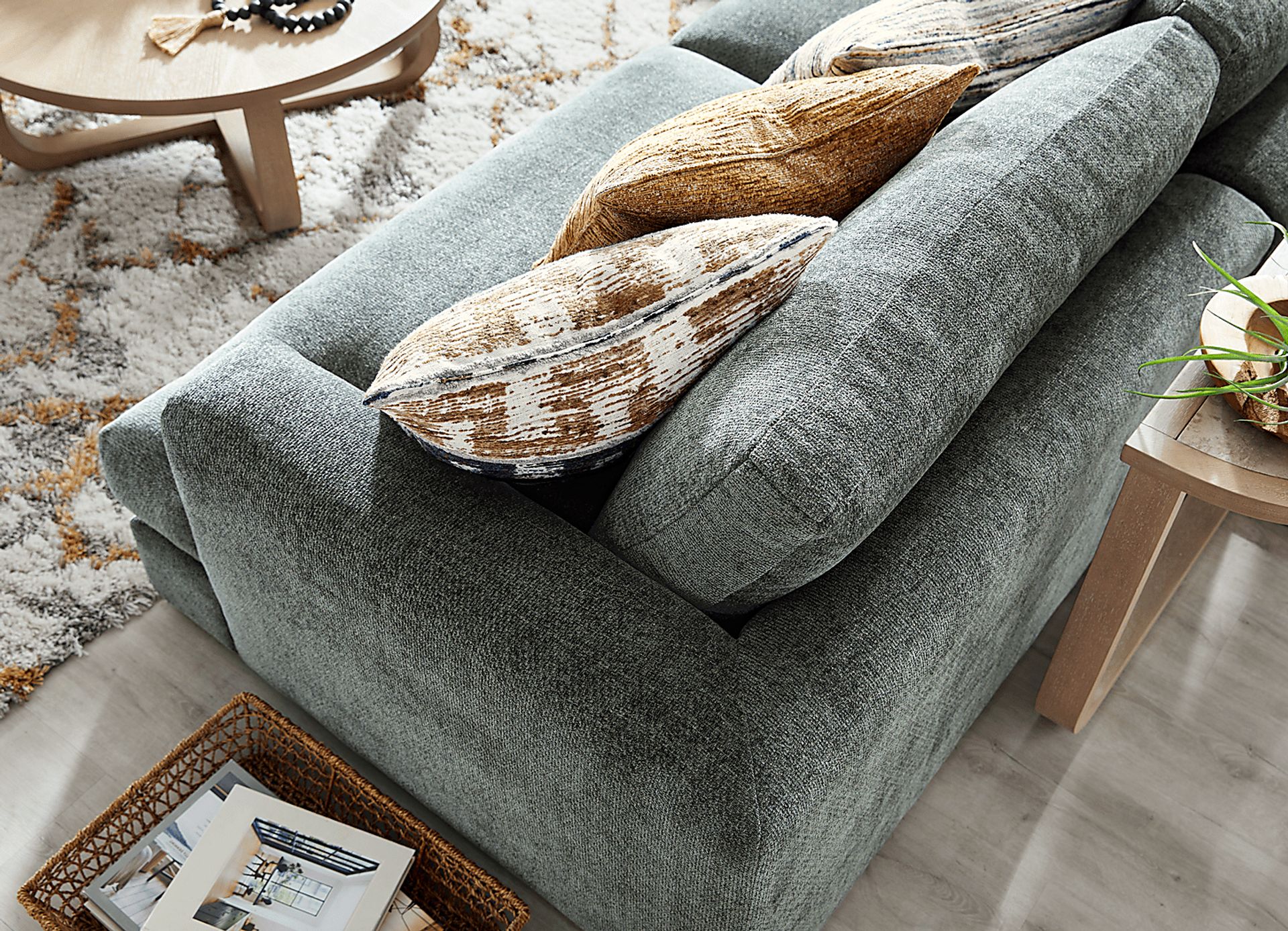 Montecito Charcoal 4 Pc Sectional - Image 6