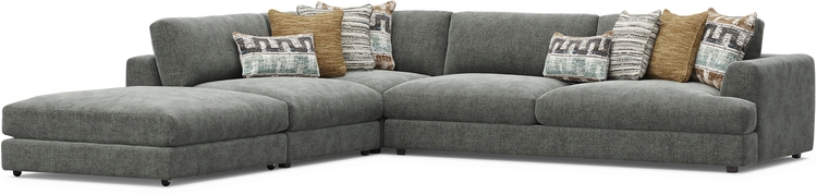 4 pc right arm sofa sectional