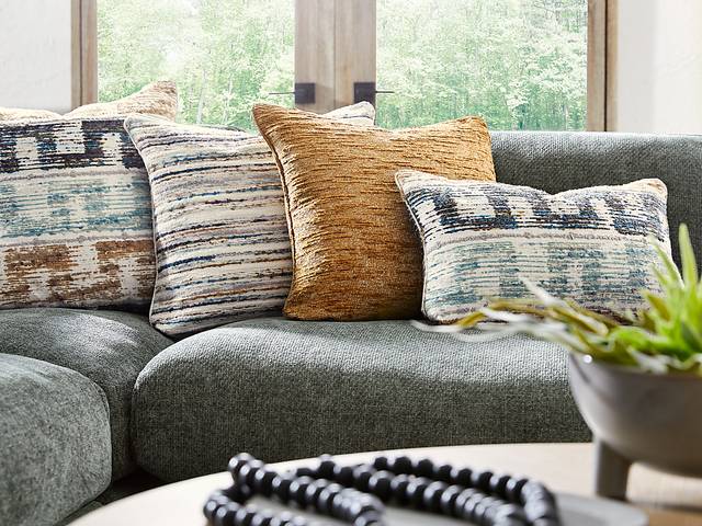 Montecito Charcoal 8 Pc Sectional Living Room - Thumbnail - Image 7