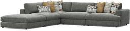 5 pc right arm chair sectional