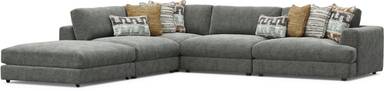 5 pc right arm chair sectional