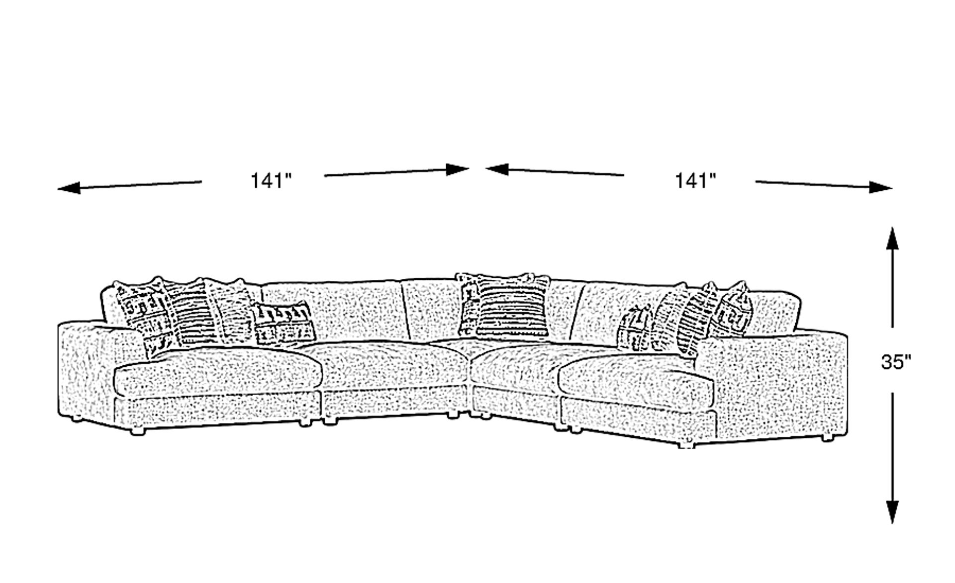 Dimension Image. Please refer to the Dimension Tab on this page for dimension details.