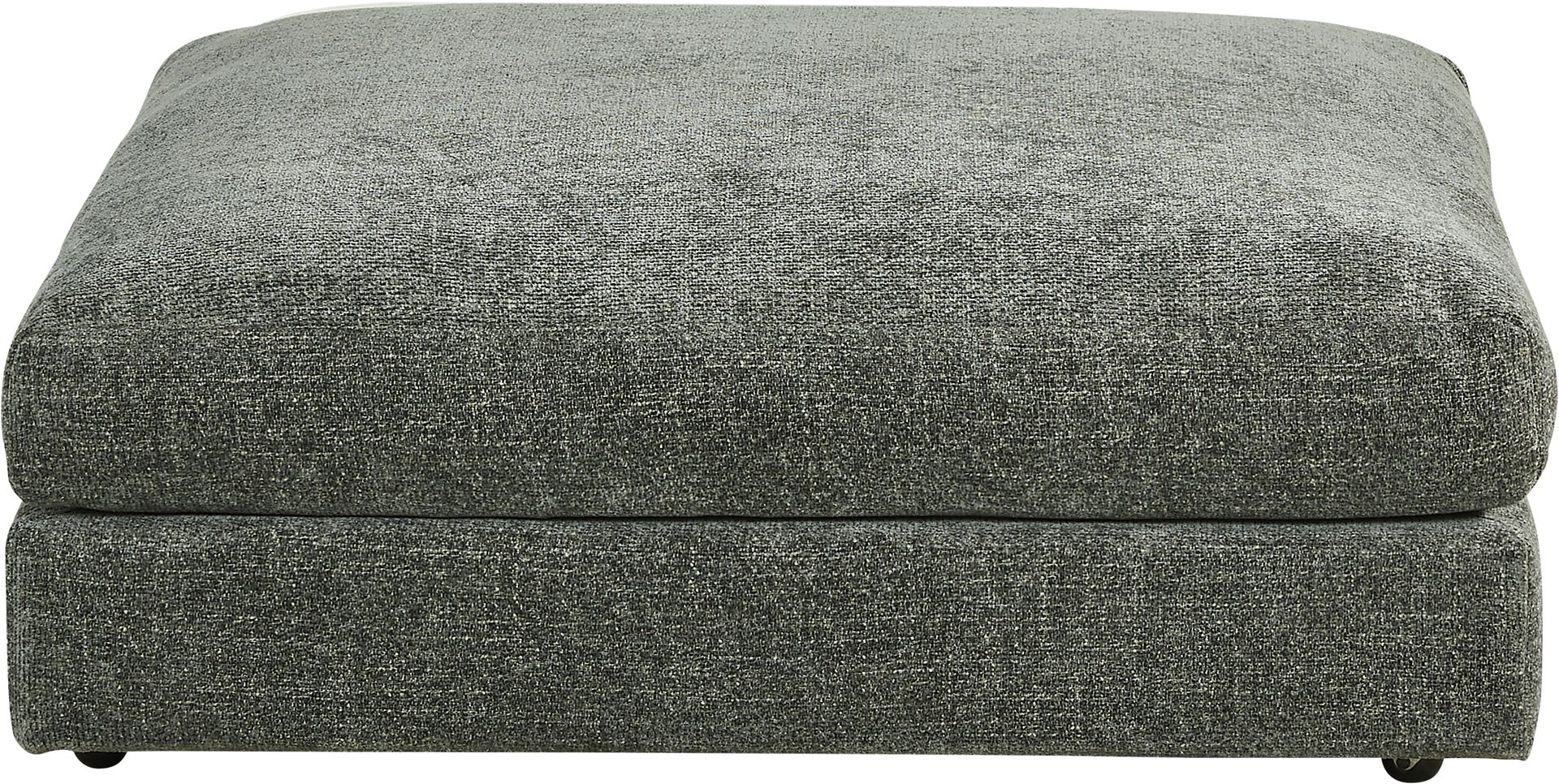 Montecito Charcoal Ottoman - Image 1