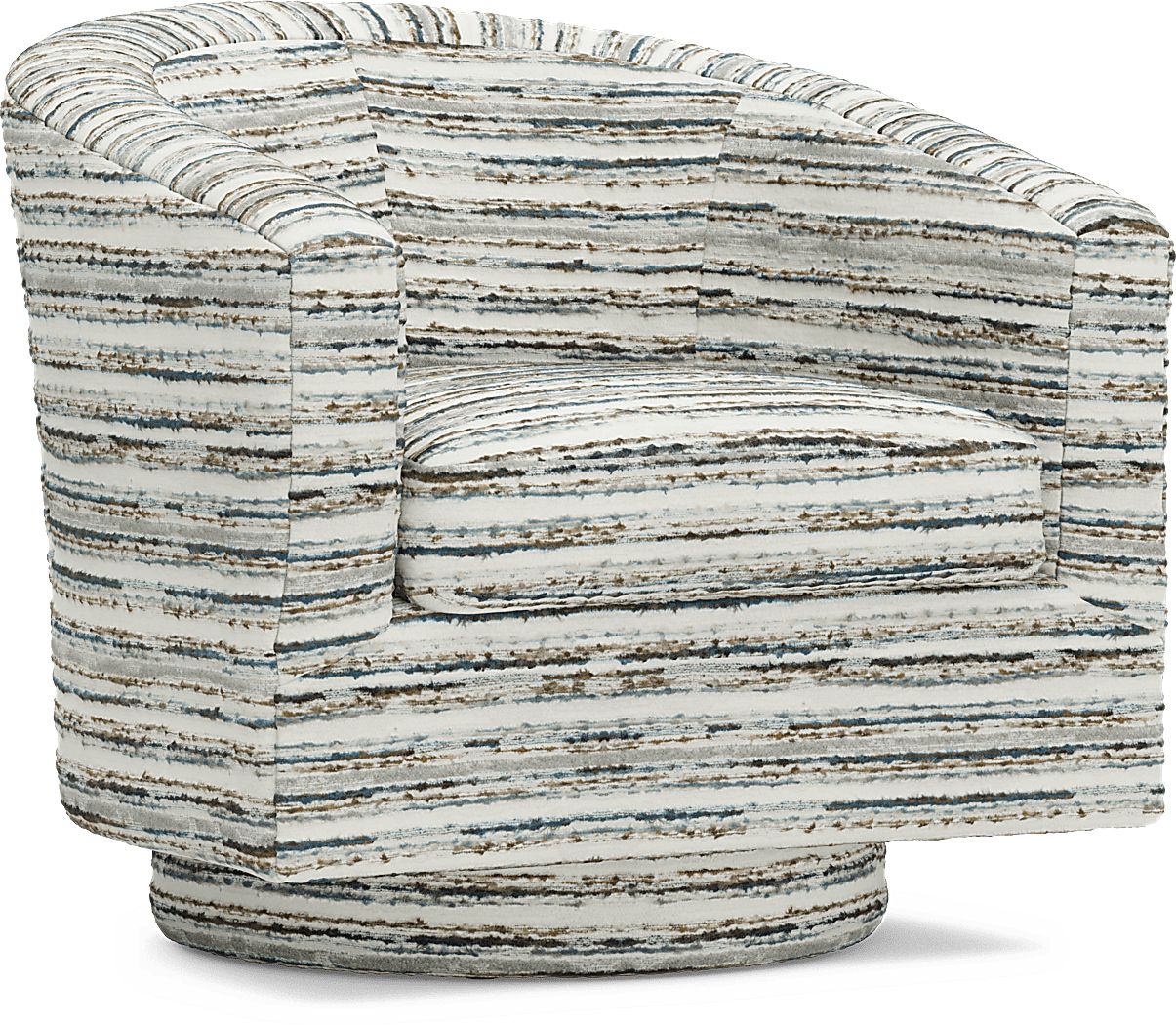 Montecito Charcoal Swivel Chair