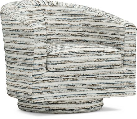 Montecito Charcoal Swivel Chair