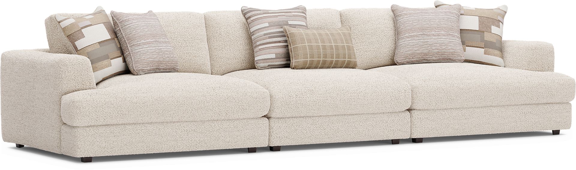 Montecito White 3 Pc Sectional - Image 2