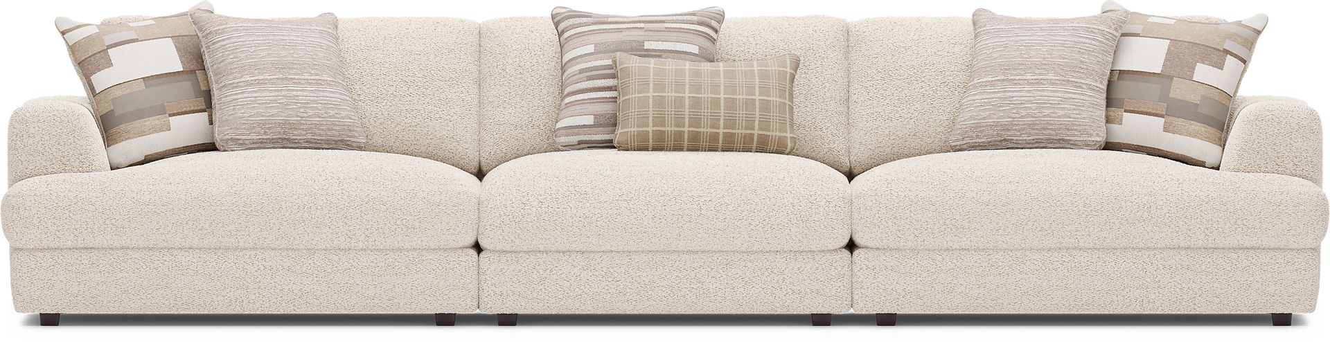 Montecito White 3 Pc Sectional - Image 1