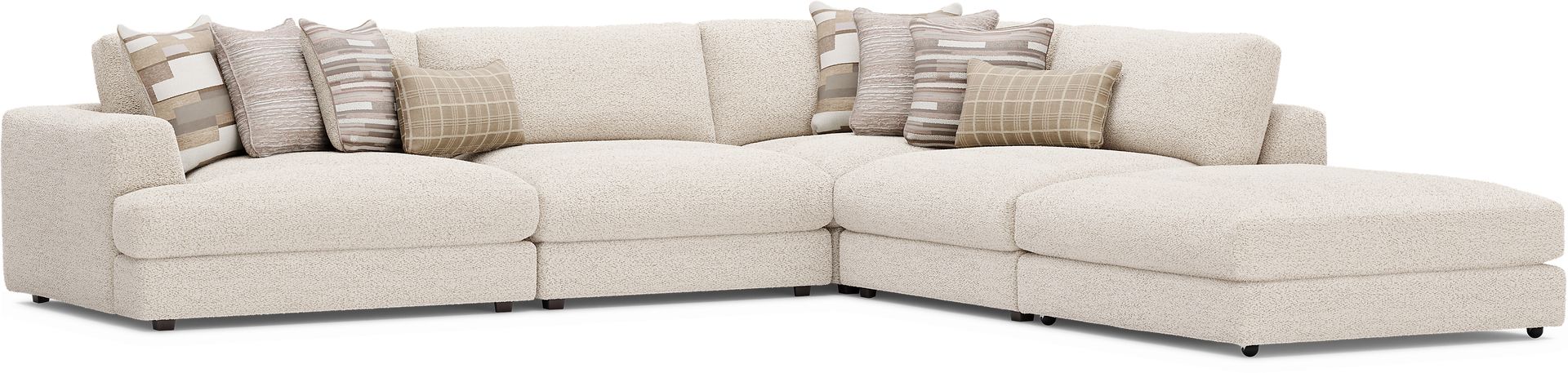 Montecito White 8 Pc Sectional Living Room - Image 2
