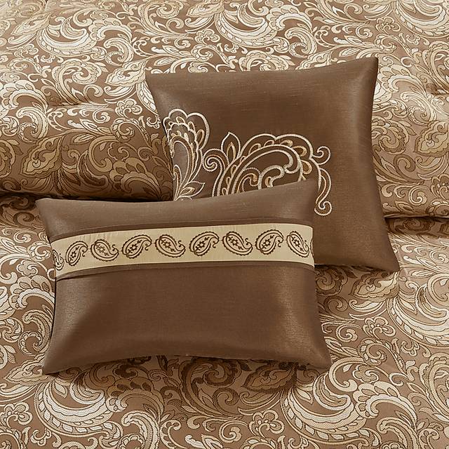 Montegut Brown 24 Pc California King Bedding Set - Thumbnail - Image 5