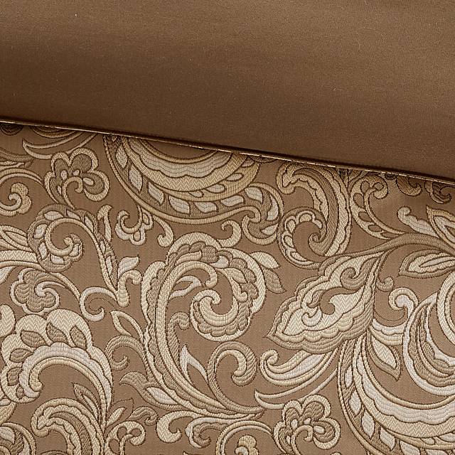 Montegut Brown 24 Pc California King Bedding Set - Thumbnail - Image 8