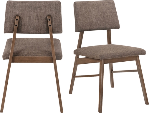 Monteith Brown Side Chair, Set of 2
