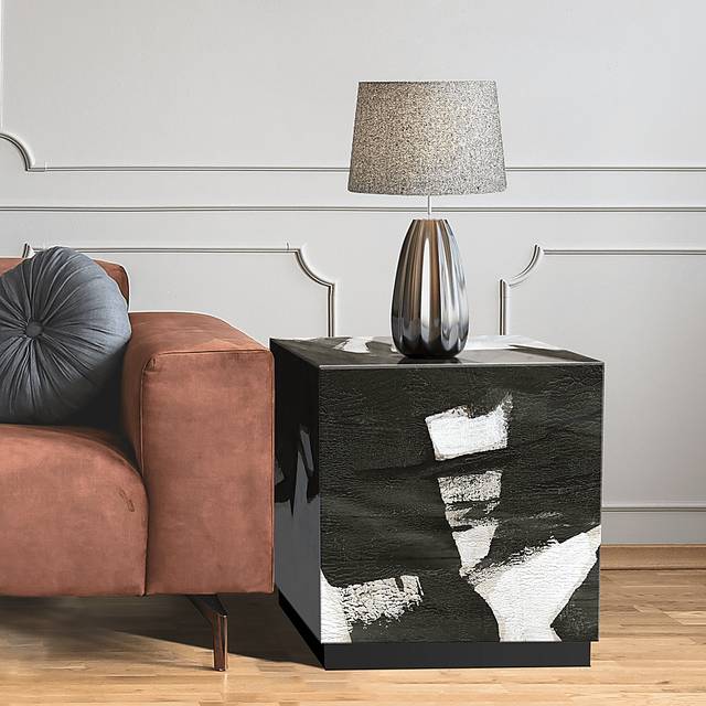 Montelargo Black Accent Table - Thumbnail - Image 3