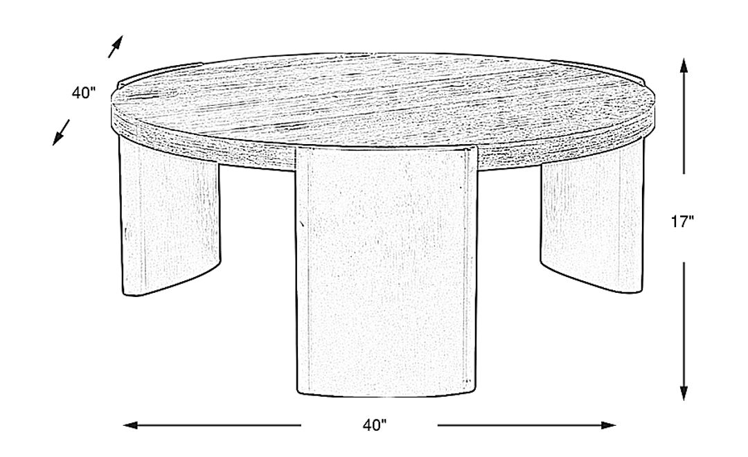 Montelius Black Cocktail Table